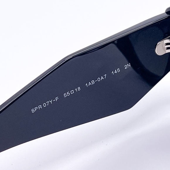 NEW PRADA PR07YS 1AB0A7 WOMEN’S SUNGLASSES PRADA SPR 07Y BLACK PRADA PR 07YSF - Picture 10 of 12